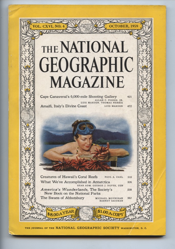 National Geographic Magazine October 1959