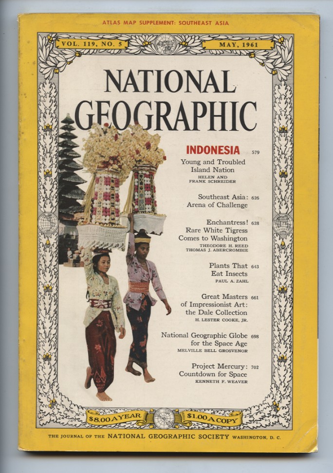 National Geographic Magazine May 1961