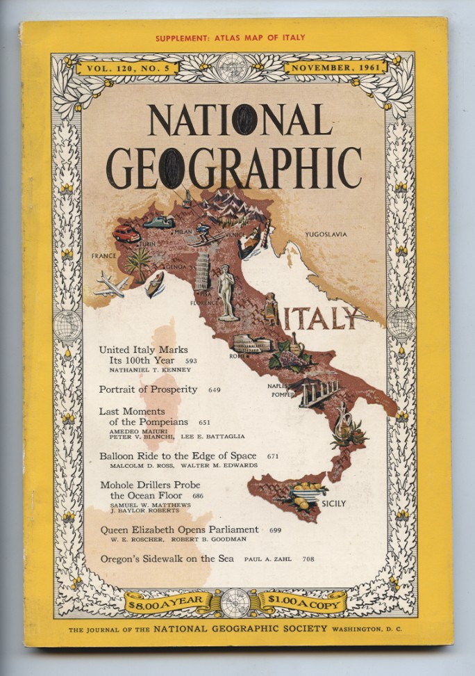 National Geographic Magazine November 1961