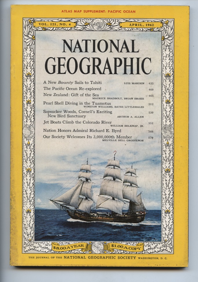 National Geographic Magazine April 1962