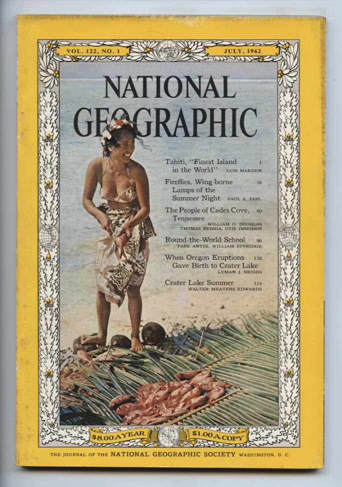 National Geographic Magazine July 1962