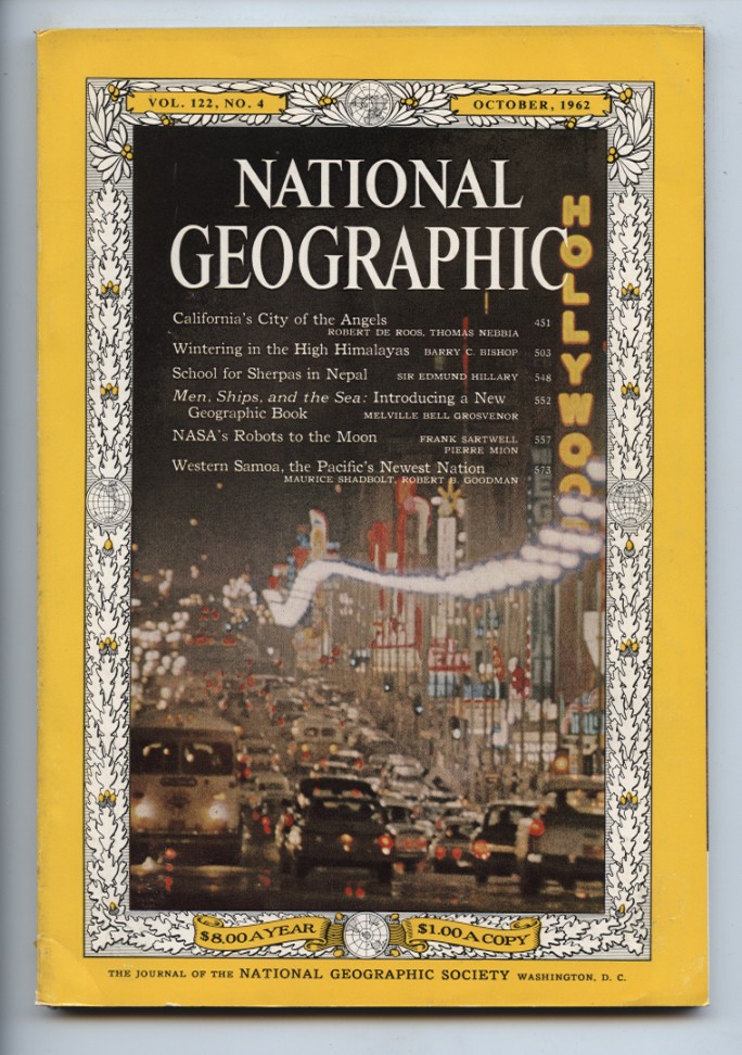 National Geographic Magazine October 1962