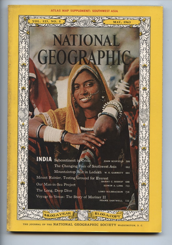 National Geographic Magazine May 1963