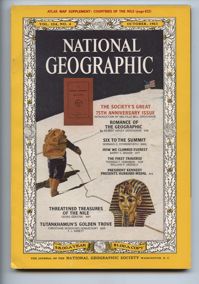 National Geographic Magazine October 1963