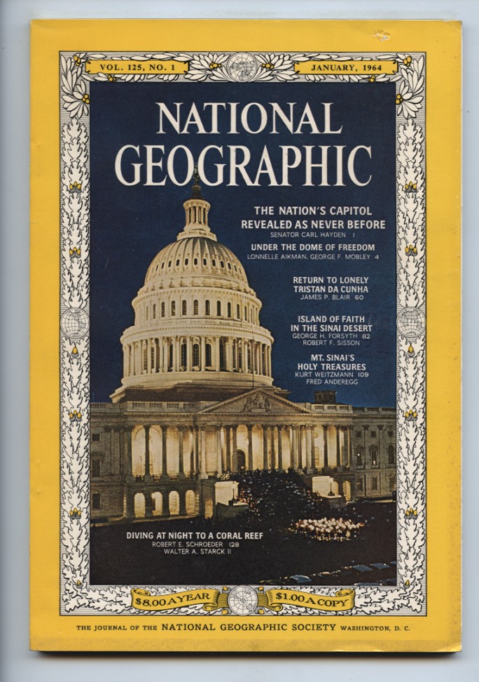 National Geographic Magazine January 1964