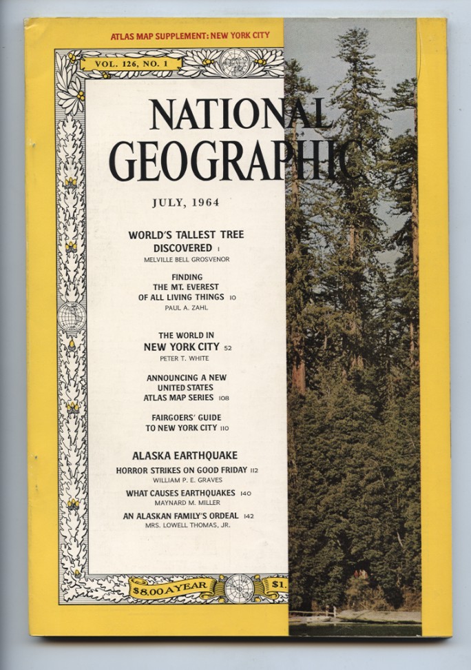 National Geographic Magazine July 1964