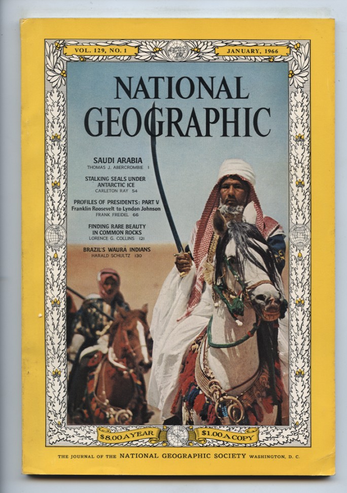 National Geographic Magazine January 1966