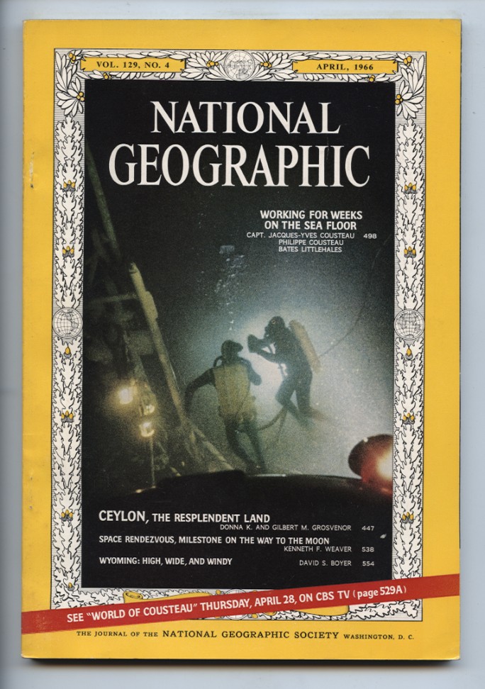 National Geographic Magazine April 1966