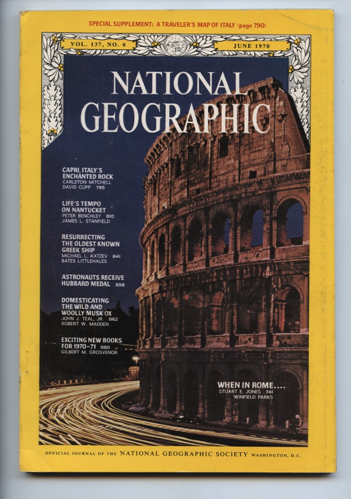 National Geographic Magazine June 1970