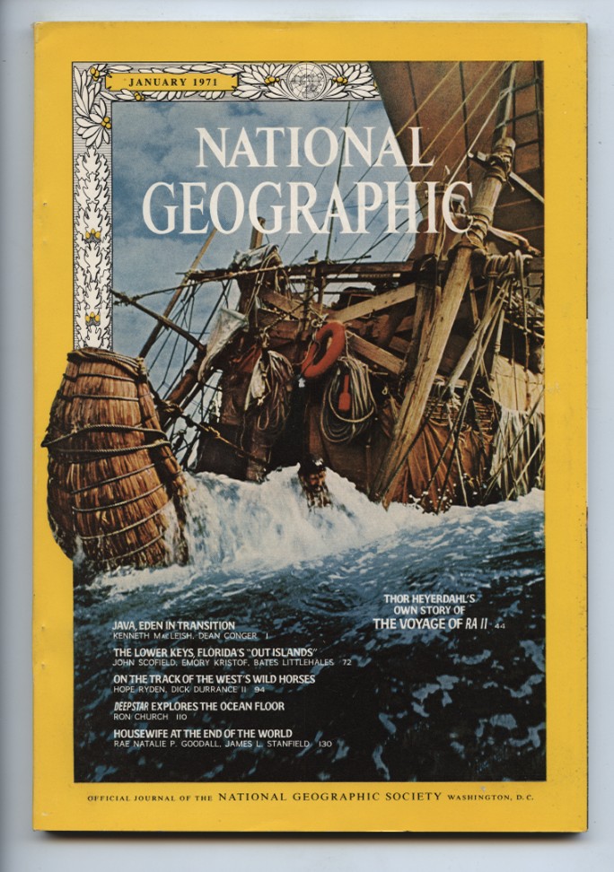 National Geographic Magazine January 1971