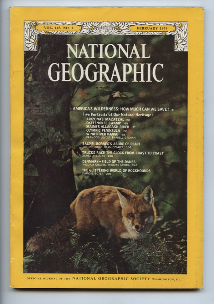 National Geographic Magazine February 1974