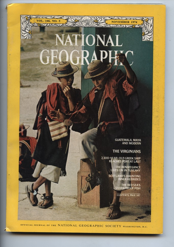 National Geographic Magazine November 1974