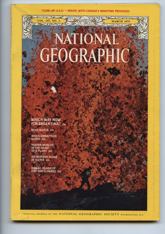 National Geographic Magazine March 1975
