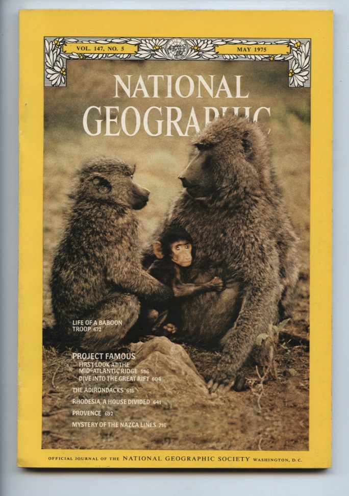National Geographic Magazine May 1975