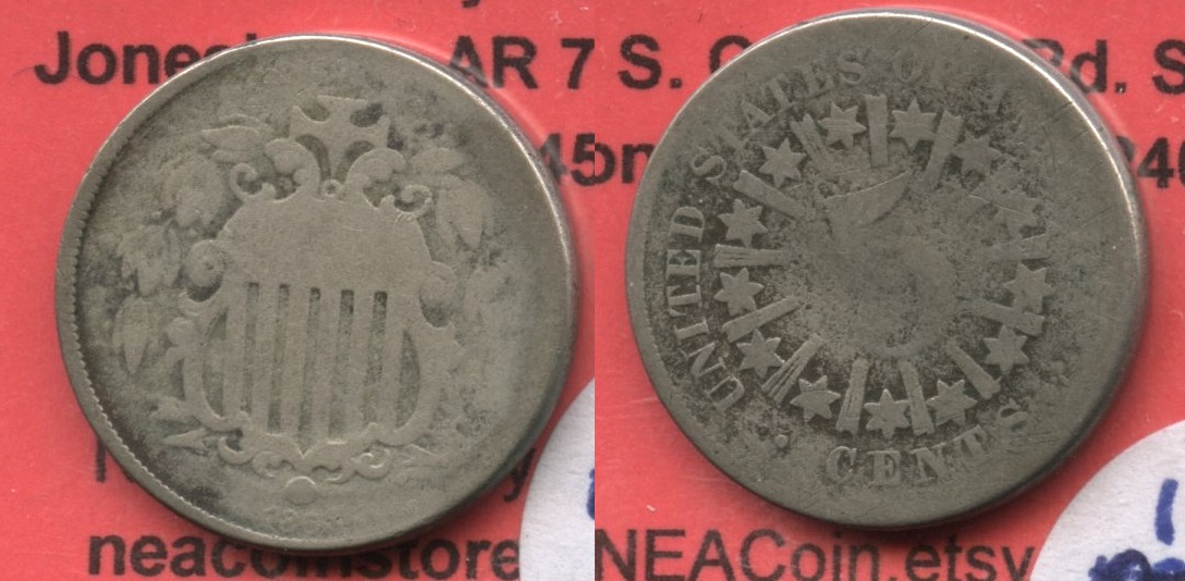 1866 Shield Nickel AG-3 #i