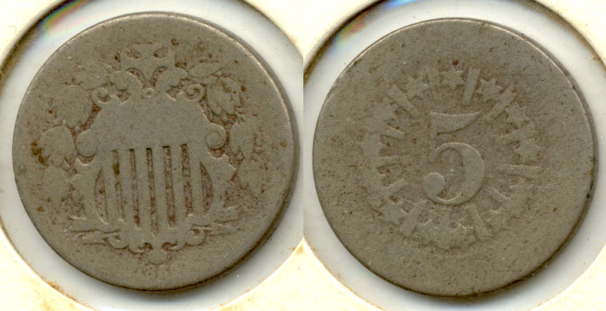 1866 Shield Nickel Fair-2