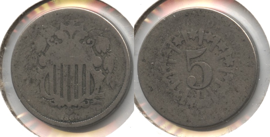 1866 Shield Nickel Fair-2 #b