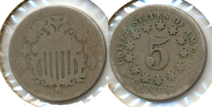 1868 Shield Nickel AG-3