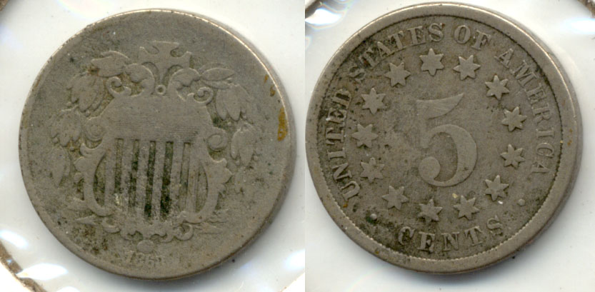 1868 Shield Nickel Fair-2 a