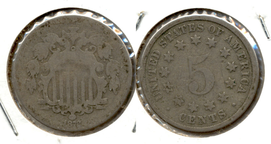 1872 Shield Nickel Good-4 a