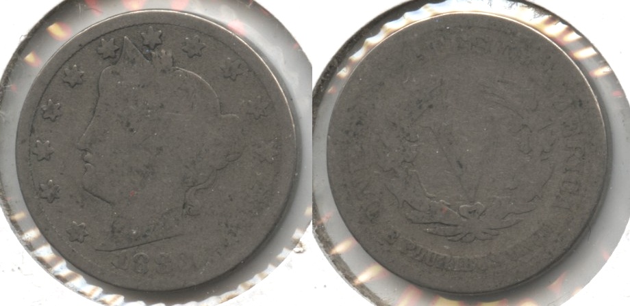 1883 No Cents Liberty Head Nickel AG-3