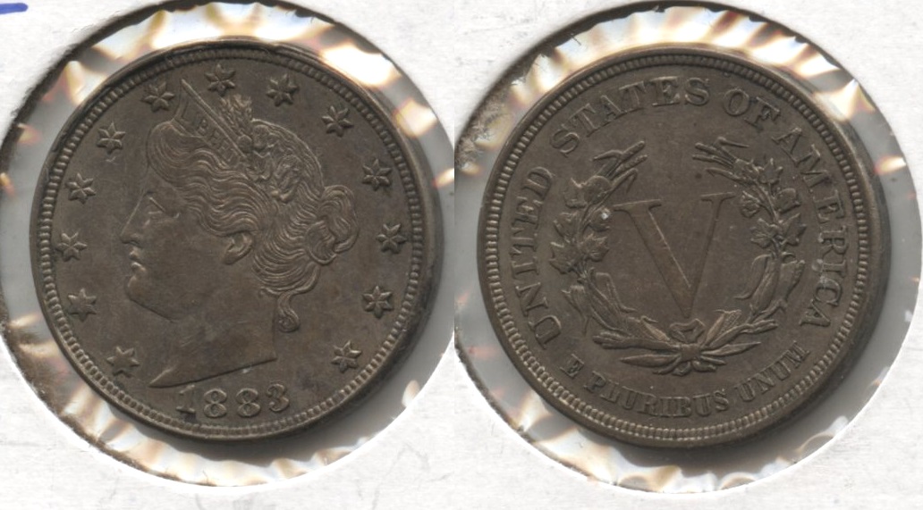 1883 No Cents Liberty Head Nickel EF-40 #at