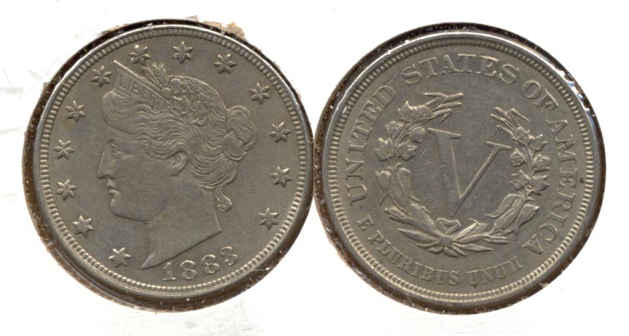 1883 No Cents Liberty Head Nickel EF-40 s