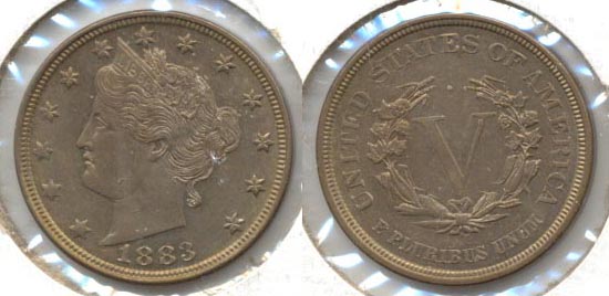 1883 No Cents Liberty Head Nickel MS-60 b
