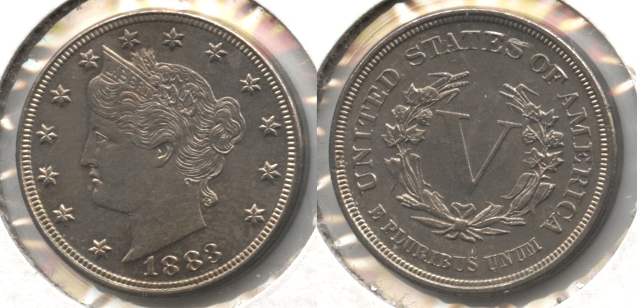 1883 No Cents Liberty Head Nickel MS-60 #d