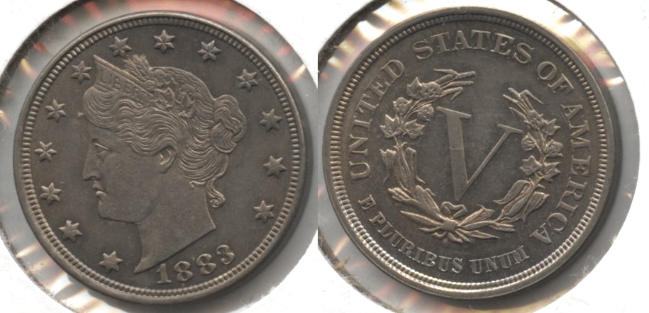 1883 No Cents Liberty Head Nickel MS-63 #a