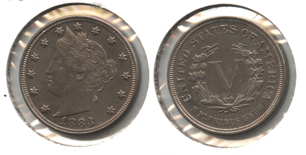1883 No Cents Liberty Head Nickel MS-63 #d