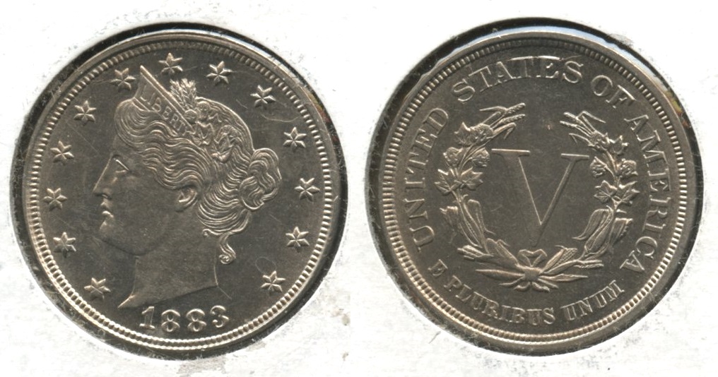 1883 No Cents Liberty Head Nickel MS-63 #e