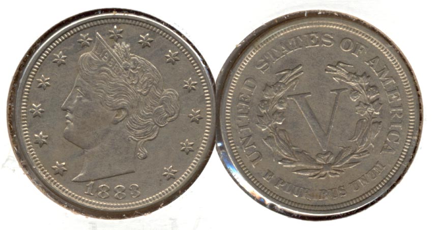 1883 No Cents Liberty Head Nickel VF-20 q