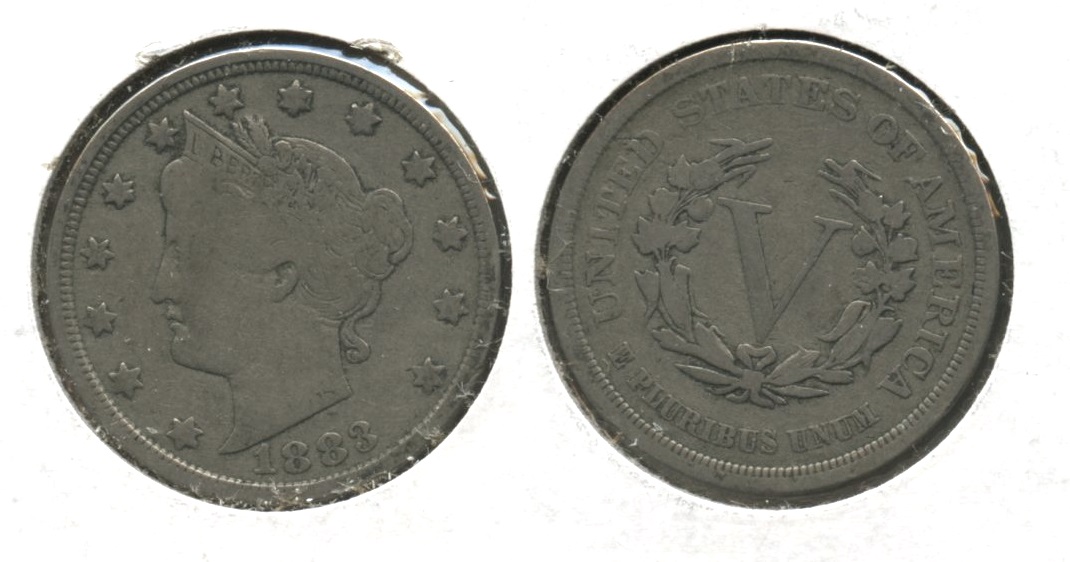 1883 No Cents Liberty Head Nickel VG-8 #aa