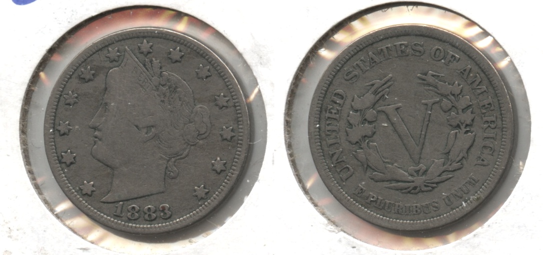 1883 No Cents Liberty Head Nickel VG-8 #h