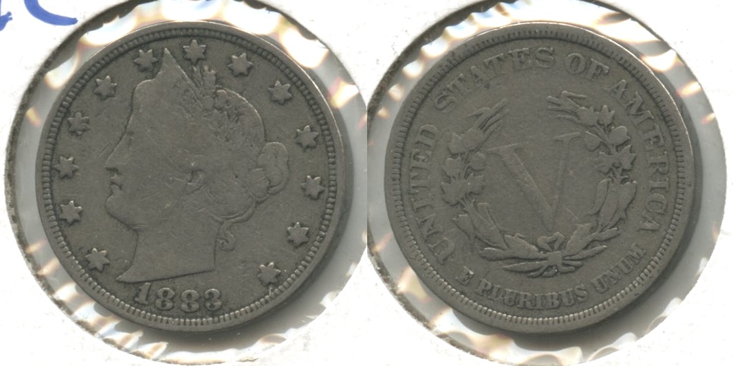 1883 No Cents Liberty Head Nickel VG-8 #r