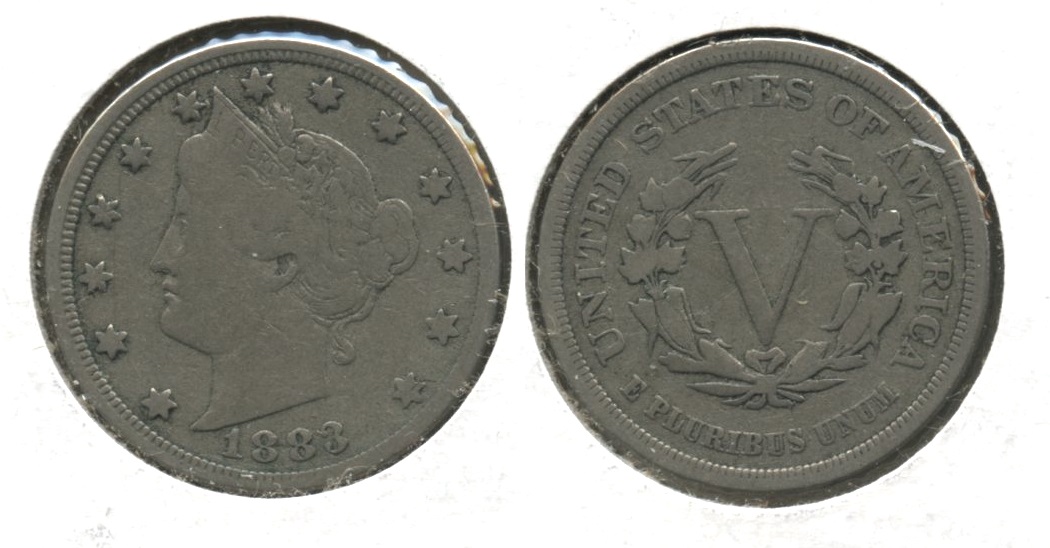 1883 No Cents Liberty Head Nickel VG-8 #x
