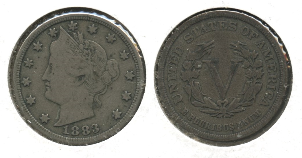 1883 No Cents Liberty Head Nickel VG-8 #z