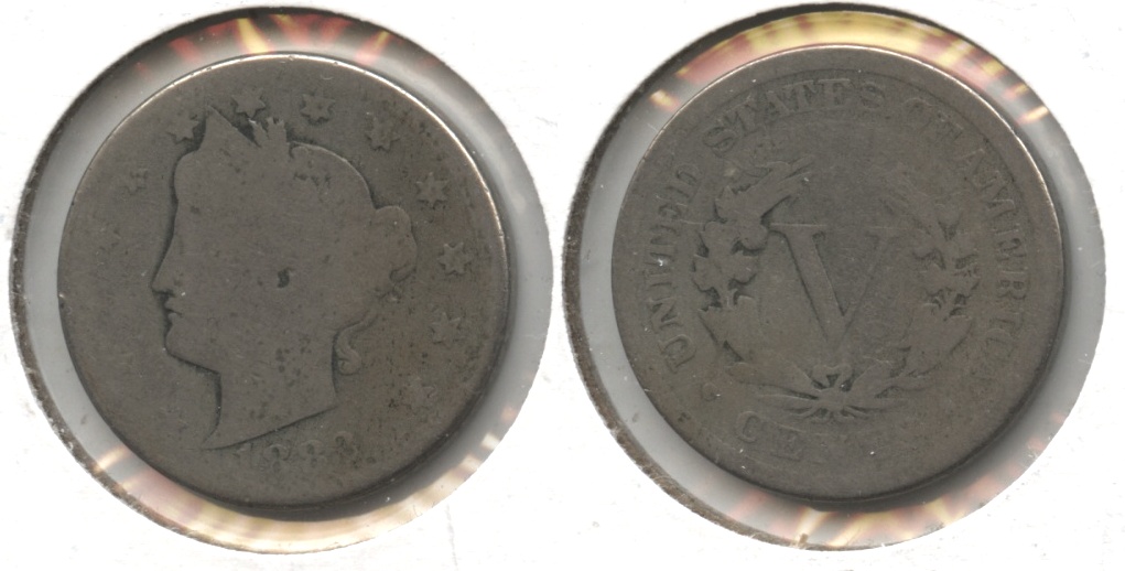 1883 With Cents Liberty Head Nickel AG-3 #t