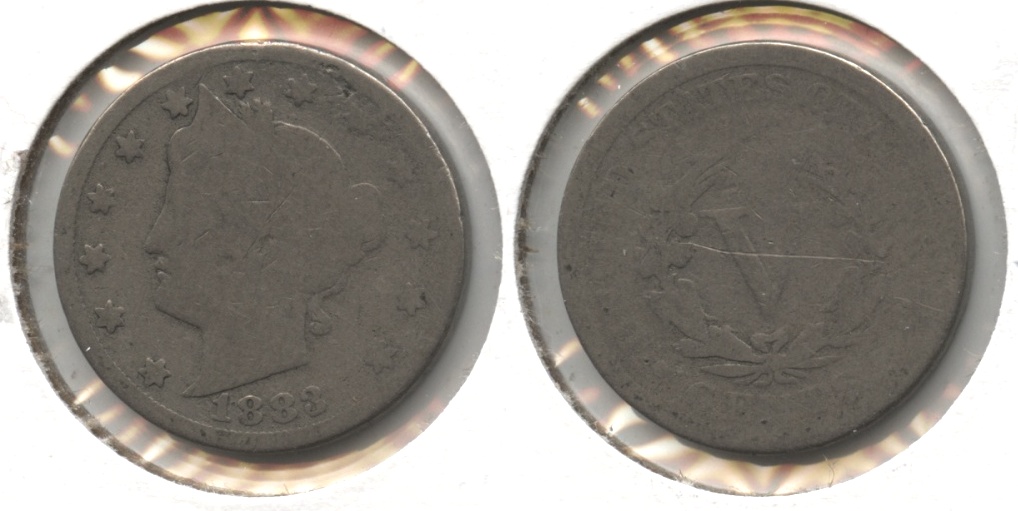 1883 With Cents Liberty Head Nickel AG-3 #z
