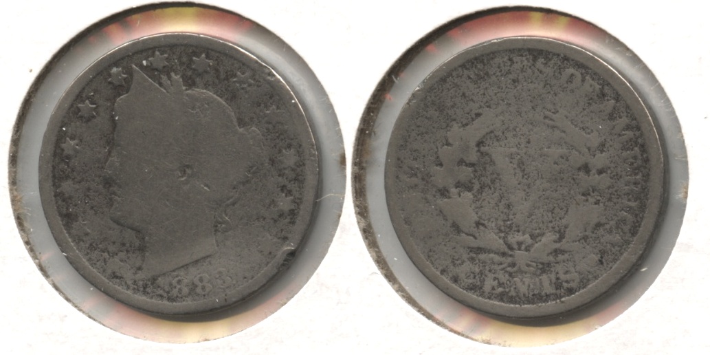 1883 With Cents Liberty Head Nickel Fair-2 #ab