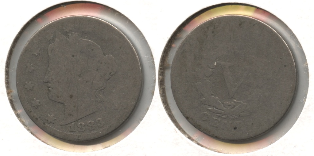 1883 With Cents Liberty Head Nickel Fair-2 #ac