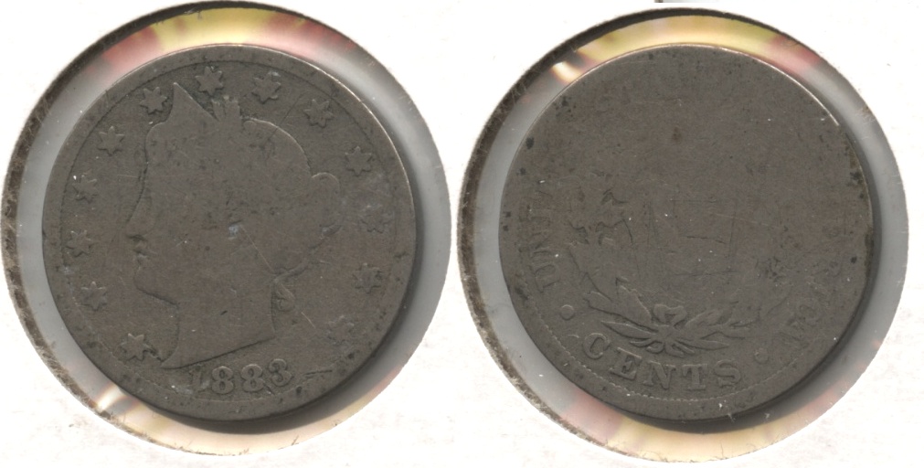 1883 With Cents Liberty Head Nickel Fair-2 #ad