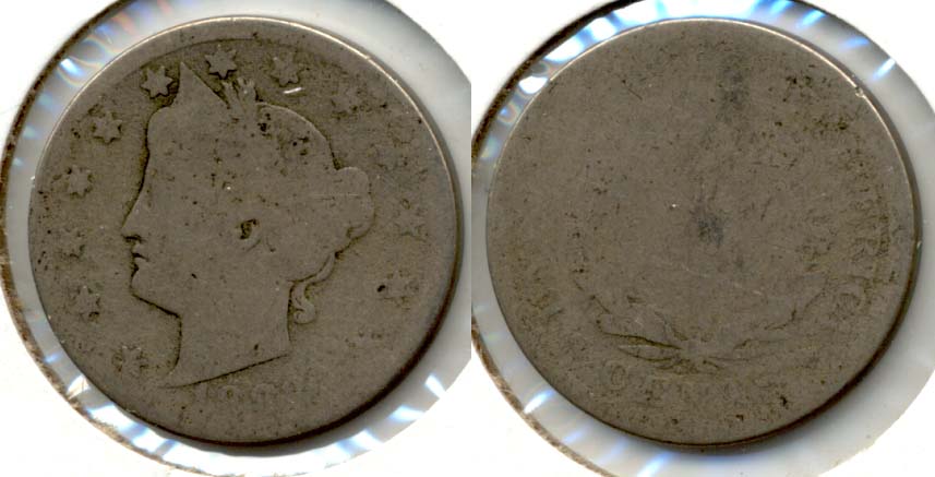 1883 With Cents Liberty Head Nickel Fair-2 h