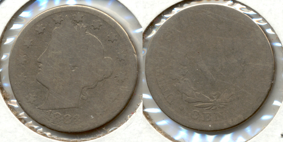 1883 With Cents Liberty Head Nickel Fair-2 m