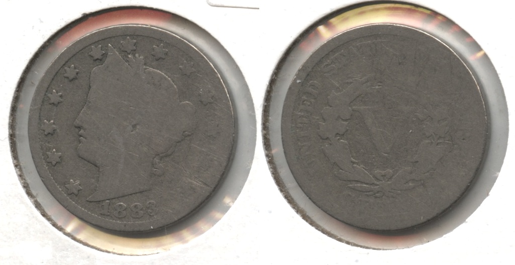 1883 With Cents Liberty Head Nickel Fair-2 #s