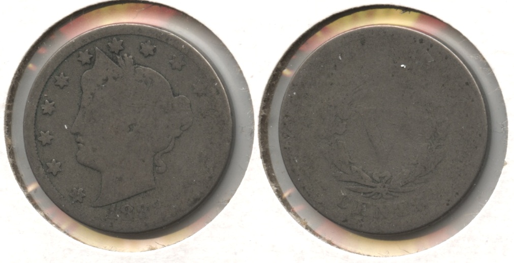 1883 With Cents Liberty Head Nickel Fair-2 #w