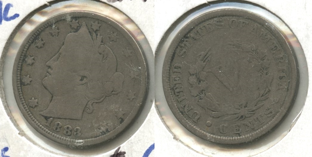 1883 With Cents Liberty Head Nickel Good-4 #as