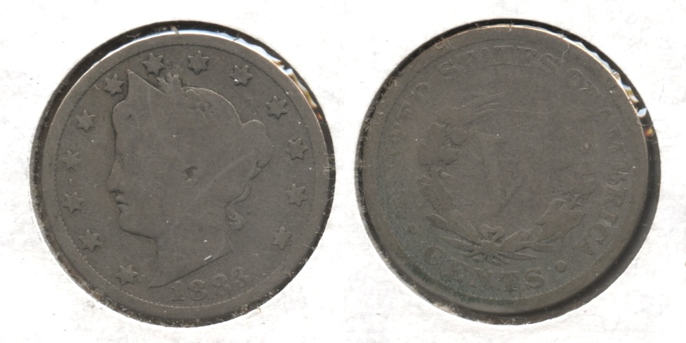 1883 With Cents Liberty Head Nickel Good-4 #r