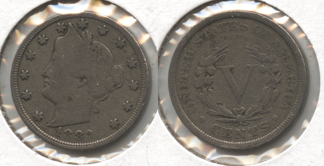 1883 With Cents Liberty Head Nickel VG-8 #h